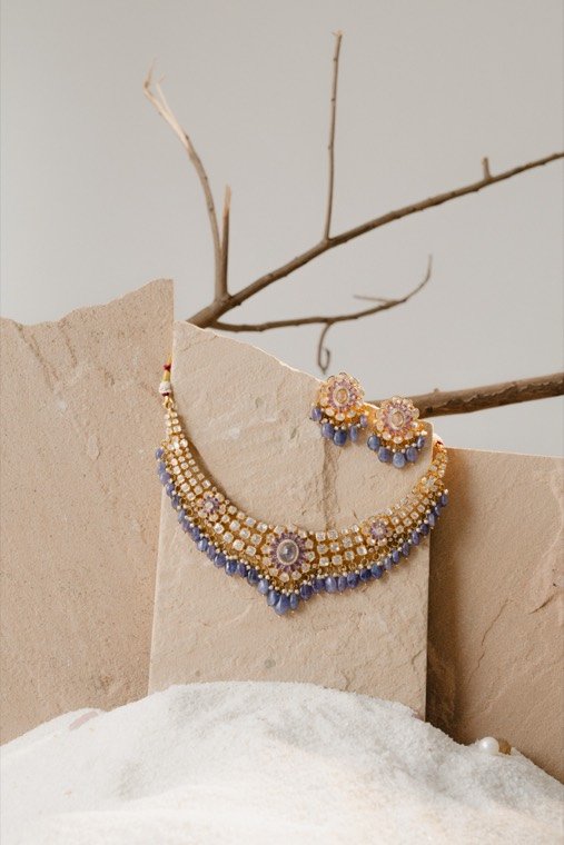 Fine jewellery in soft light, piece 2, Gold Point Jewellers, Surat